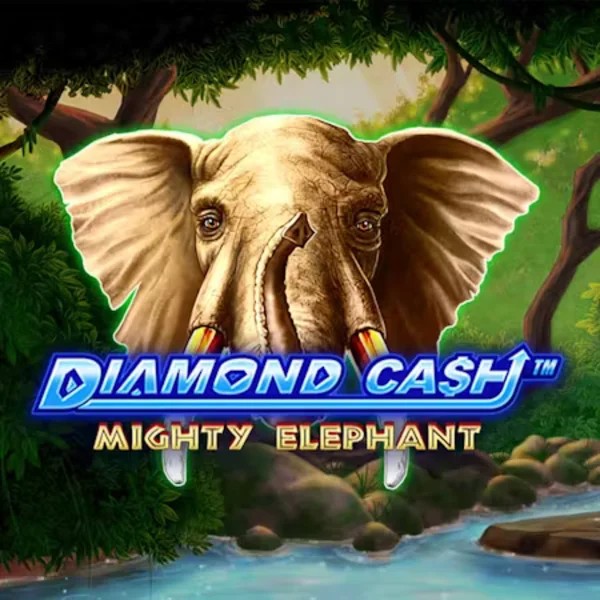 Official Slots logo: Diamond Cash Mighty Elephant by Greentube at Fun88 Casino