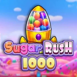 Sugar Rush 1000 logo by Pragmatic Play at Fun88 Casino